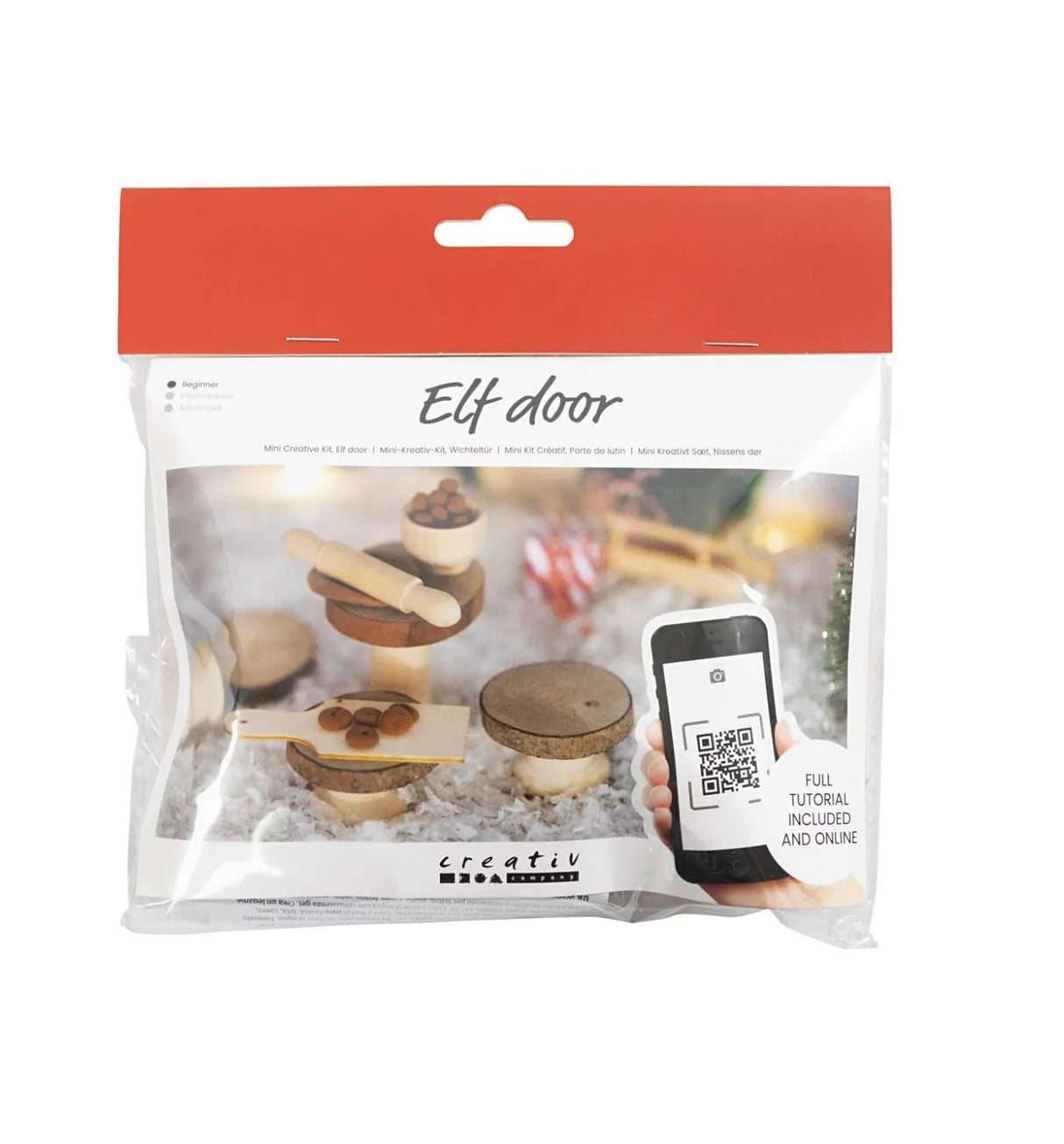 Wichtelzubehör Bastelset Szene Backen