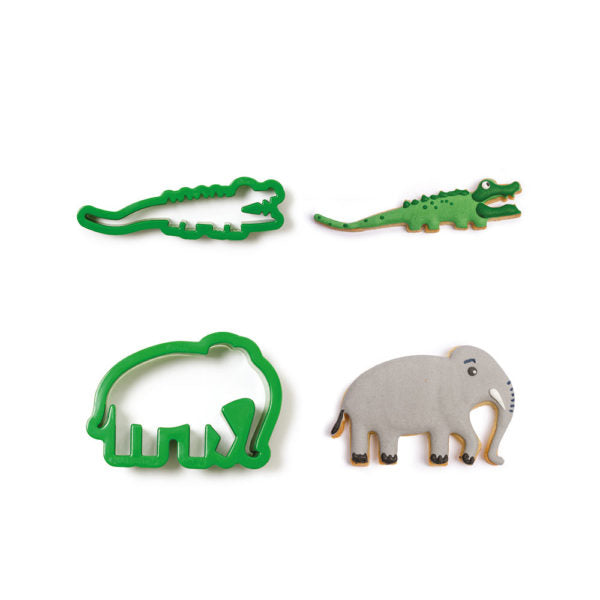 Ausstechformen Set Decora Krokodil und Elefant
