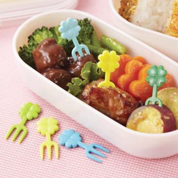 Znünibox Torune Bento Picks Kleeblatt