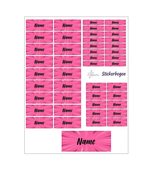 Stickerset Baurelia Muster 2