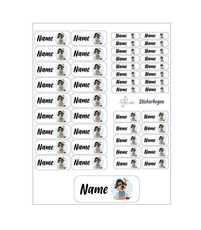 Stickerset Baurelia Bär 1