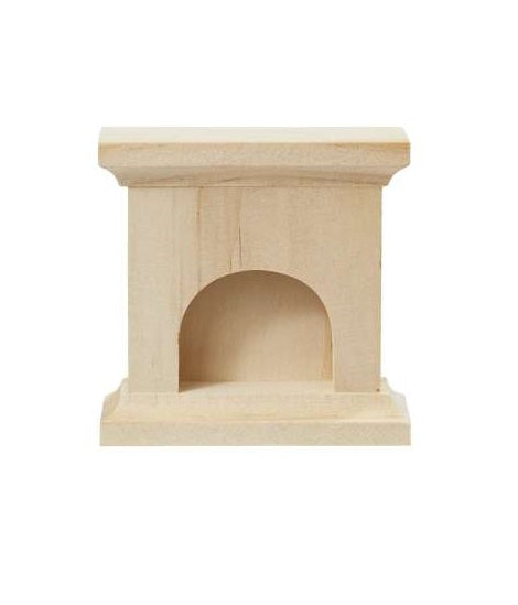 Wichtelzubehör Kamin Holz Nature