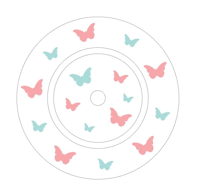 Schutzfolie Toniebox Ladestation Schmetterling 6