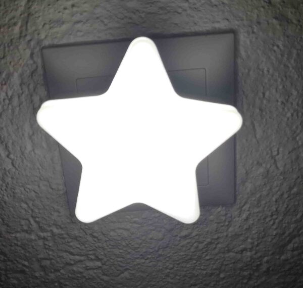 Nachtlicht Steckdose Stern LED Weiss
