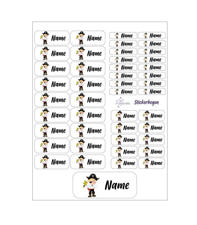 Stickerset Baurelia Pirat 3