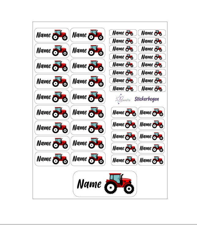 Stickerset Baurelia Traktor 2