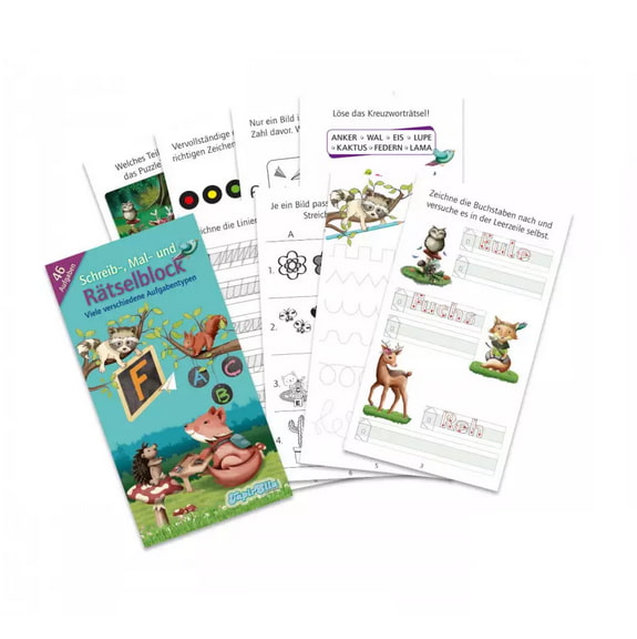 Rätselblock Schulanfang