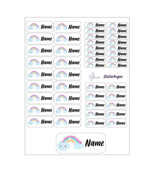 Stickerset Baurelia Regenbogen 7