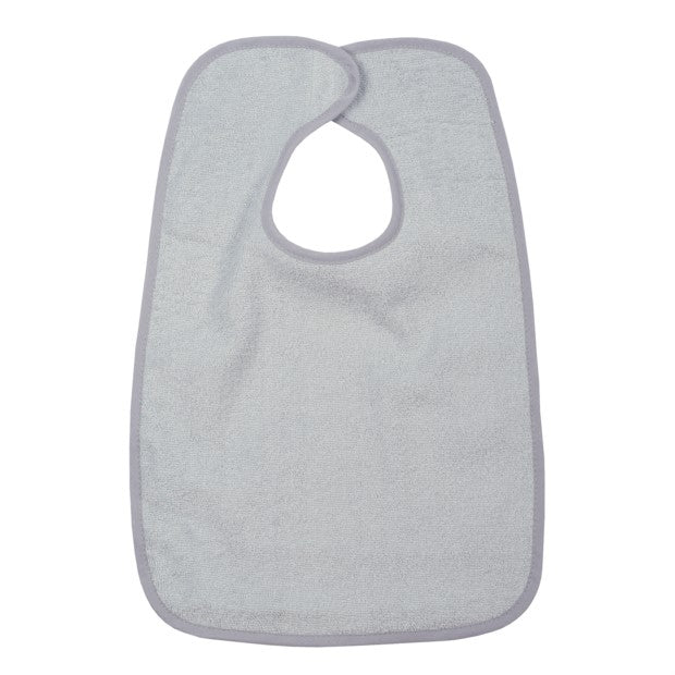 Lätzli mit Klettverschluss Grau