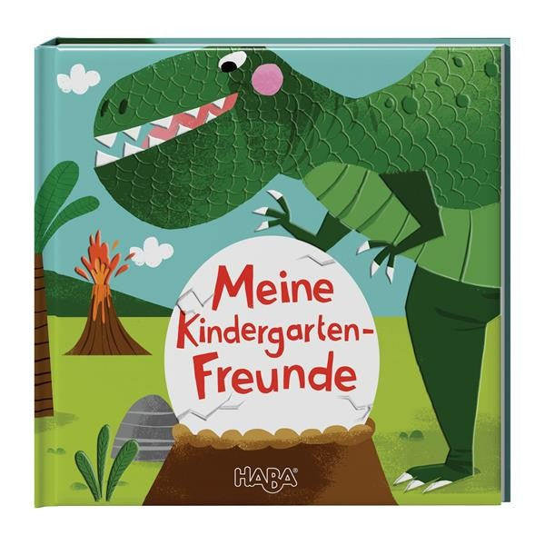 Freundebuch für Kinder im Kindergarten - Dino