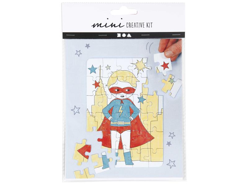 Bastelset Kinder Puzzle Superheld