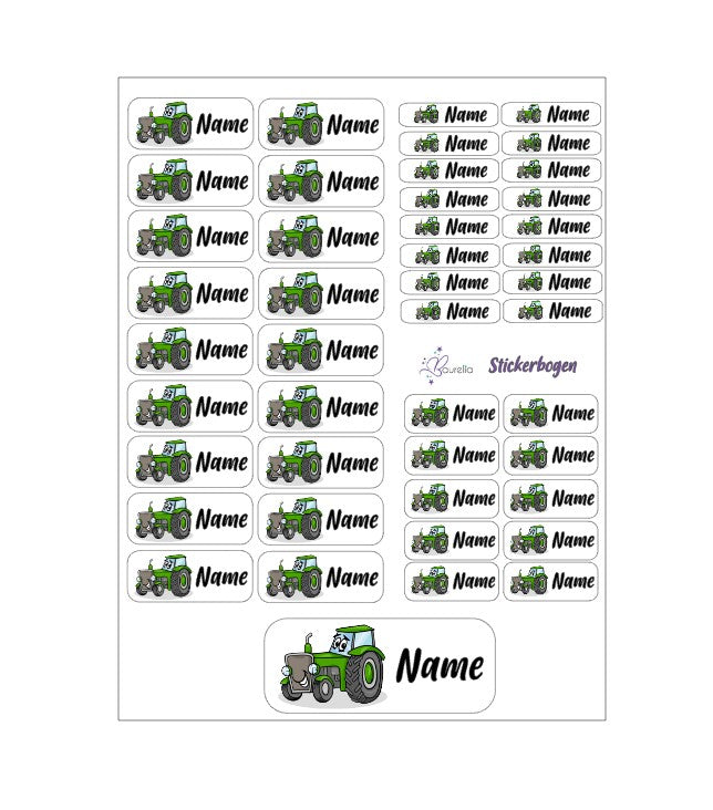 Stickerset Baurelia Traktor 4