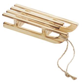 Wichtelzubehör Schlitten mit Seil