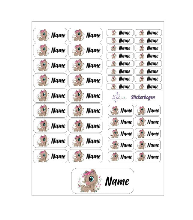 Stickerset Baurelia Pferd 5