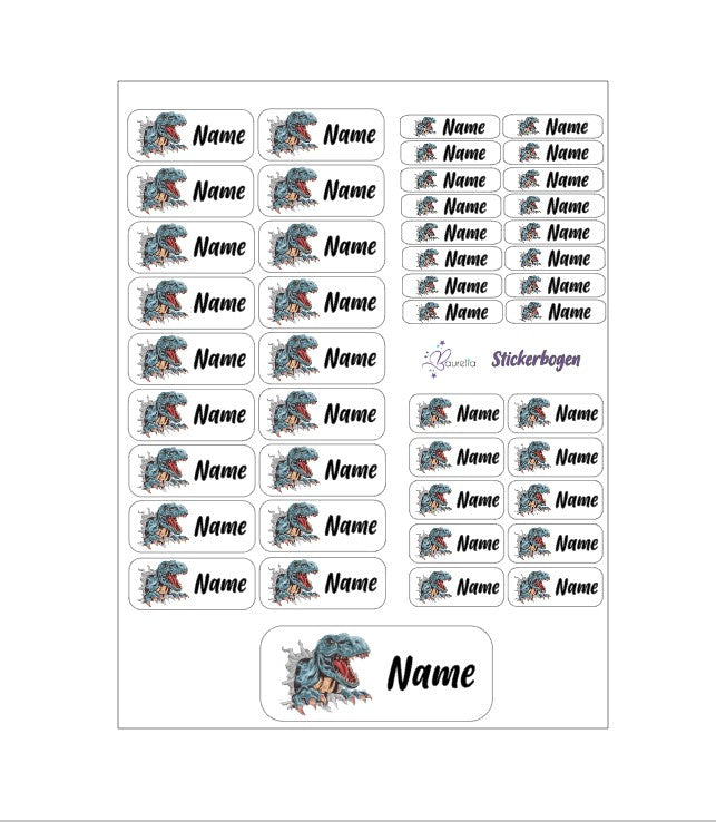 Stickerset Baurelia Dino 4