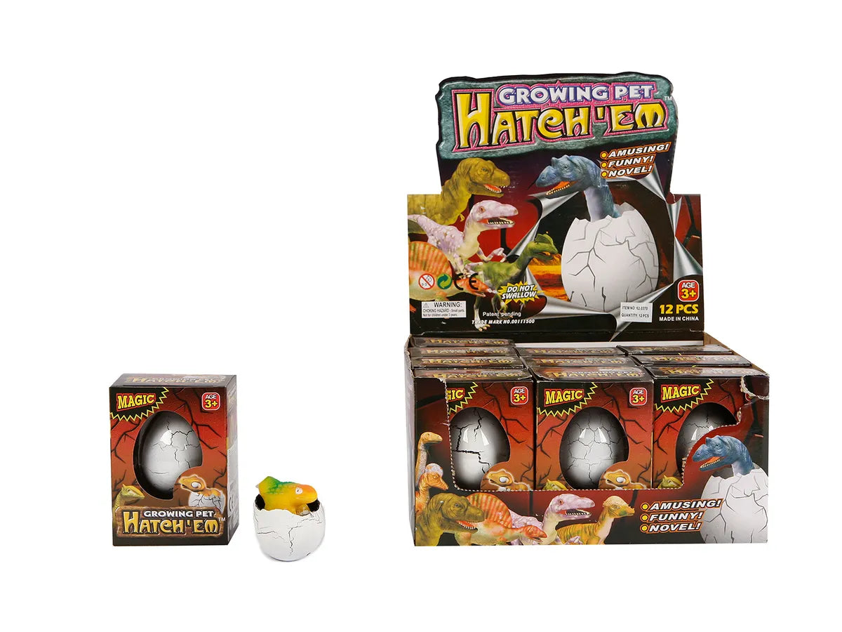 Wachsender Dino im Ei