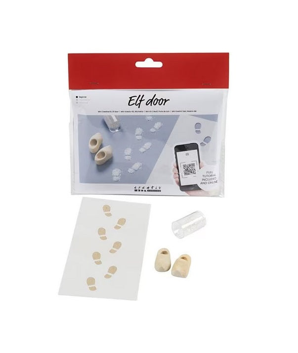 Wichtelzubehör Bastelset Schuhe und Spuren