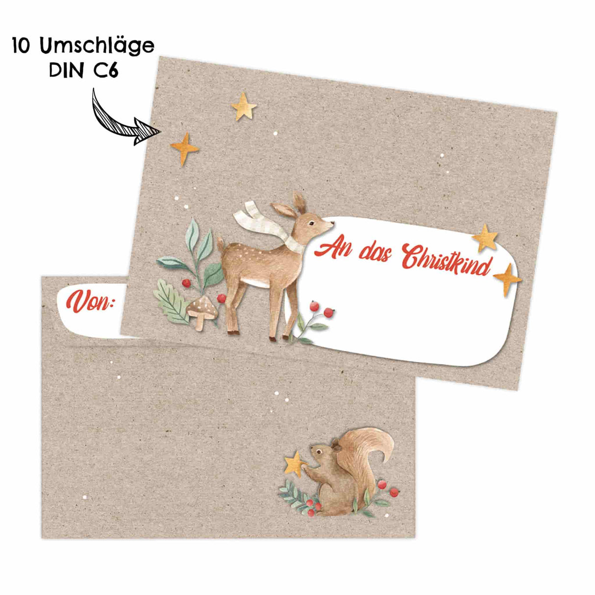 Briefe an das Christkind 2er Set