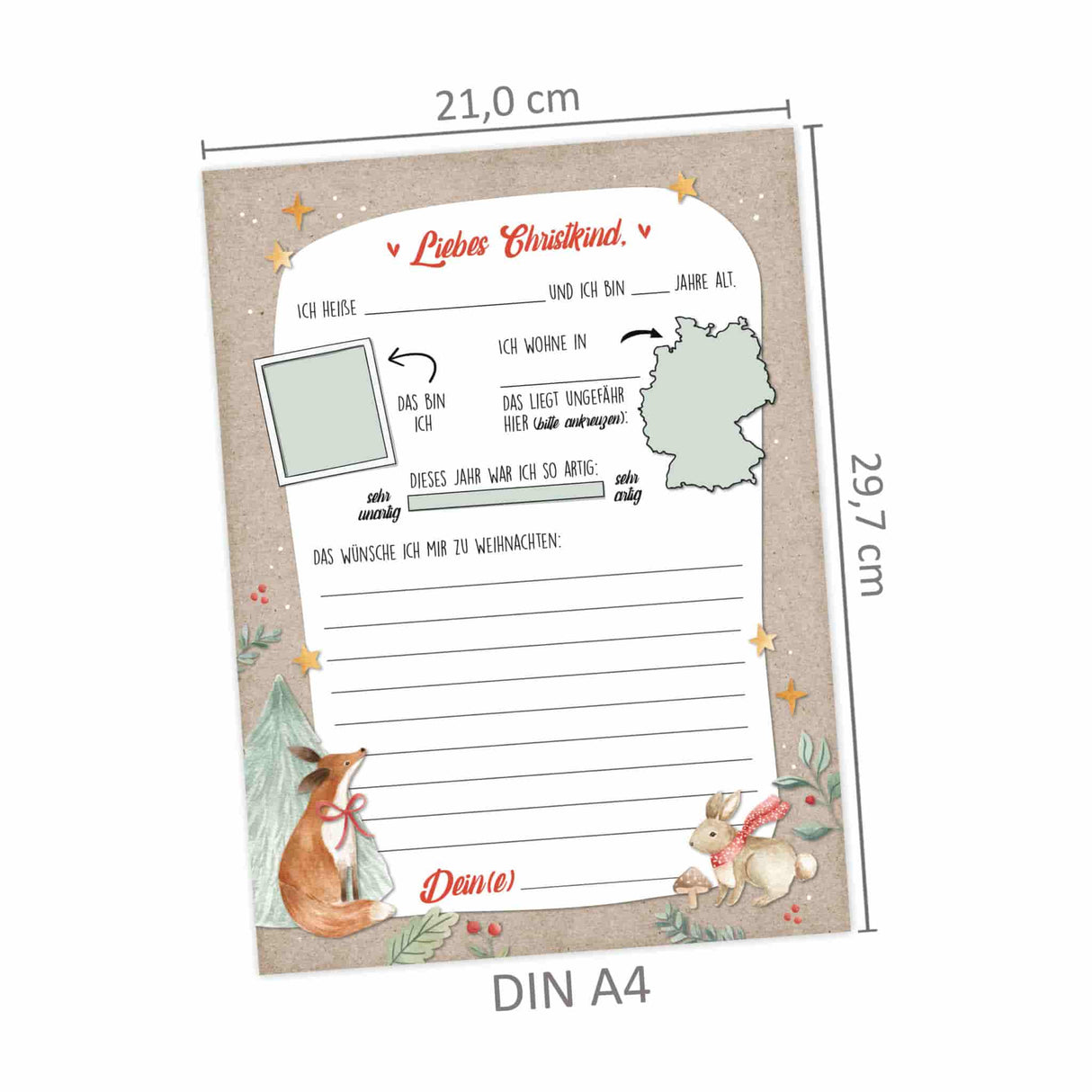 Briefe an das Christkind 2er Set