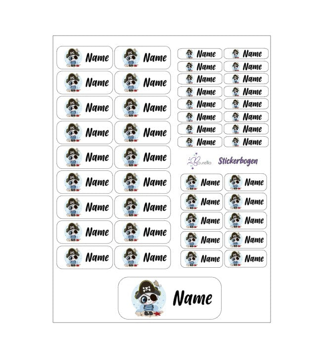 Stickerset Baurelia Panda 3