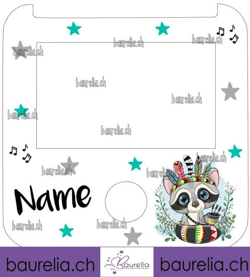 Schutzfolie Tigerbox Waschbär 1