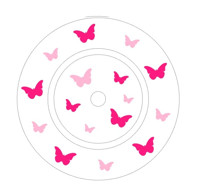 Schutzfolie Toniebox Ladestation Schmetterling 2