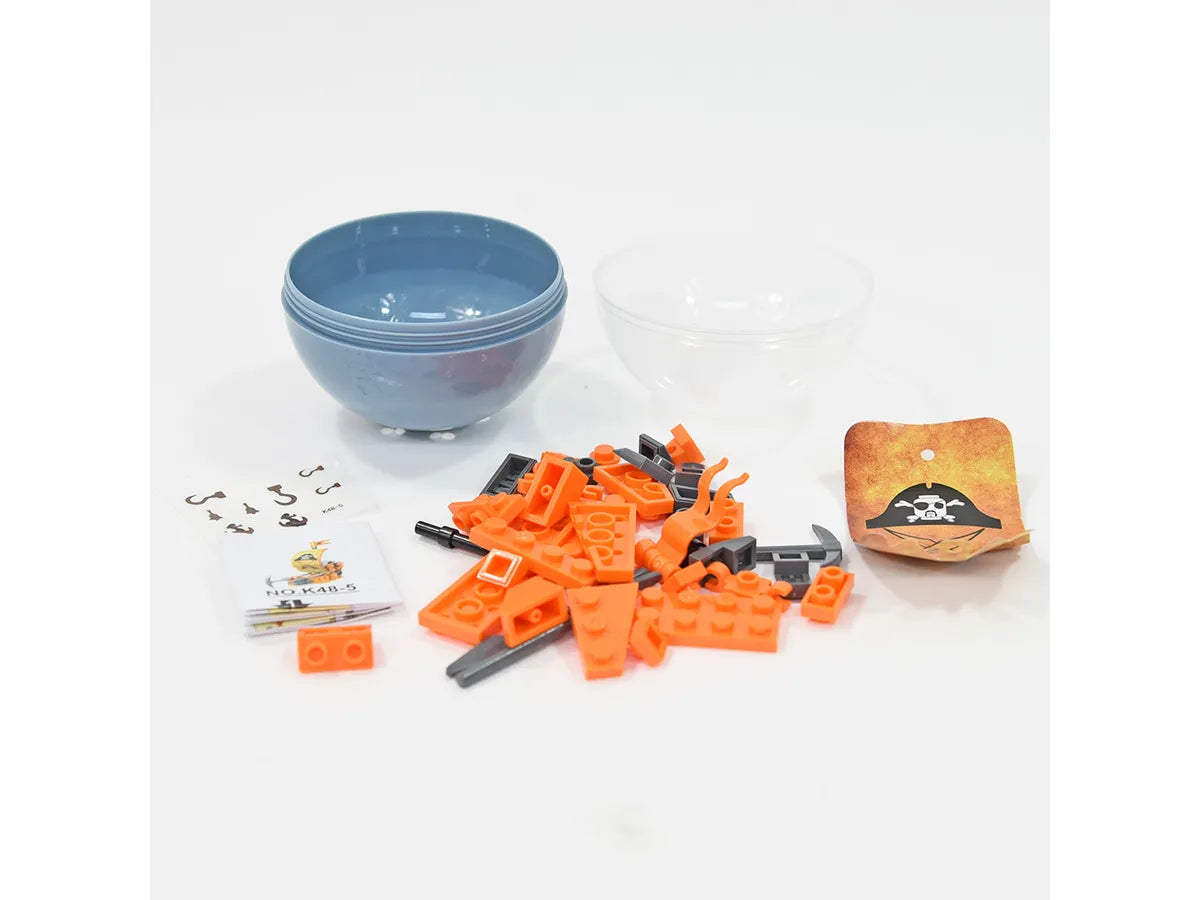 Piratenschiff Überraschungsei mit Bausteinen