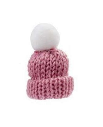 Wichtelzubehör Strick Mütze Rosa
