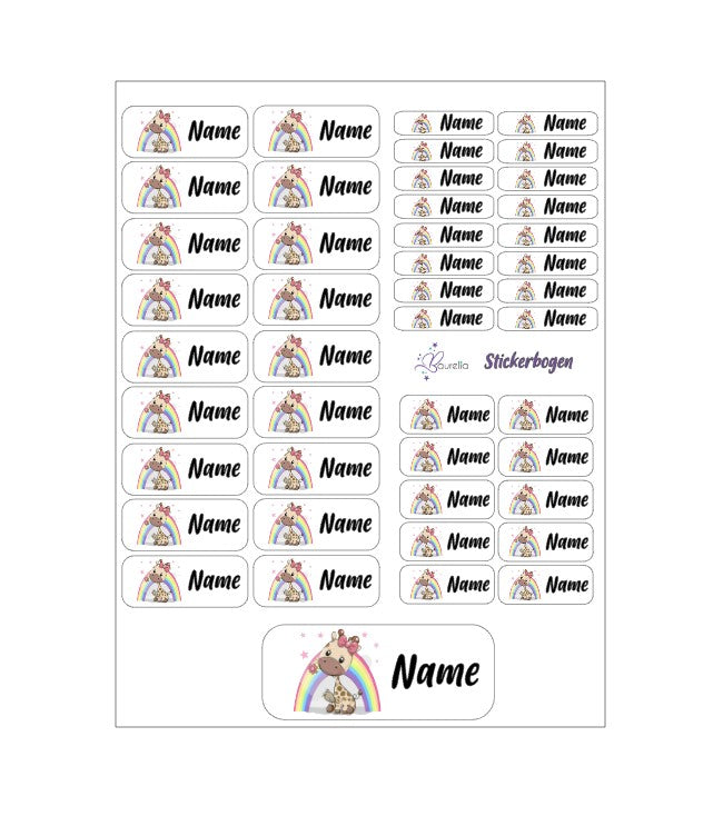 Stickerset Baurelia Giraffe 1