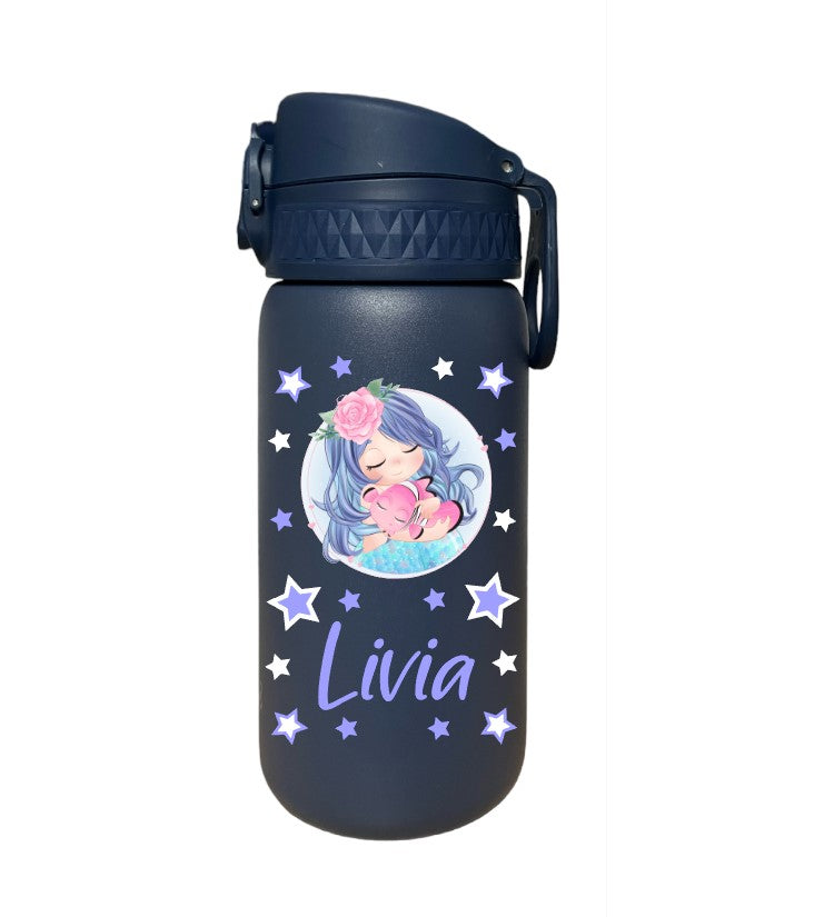 Kinder Thermosflasche Ion8 350ml Dunkelblau