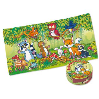 Magisches Handtuch XL Waldtiere