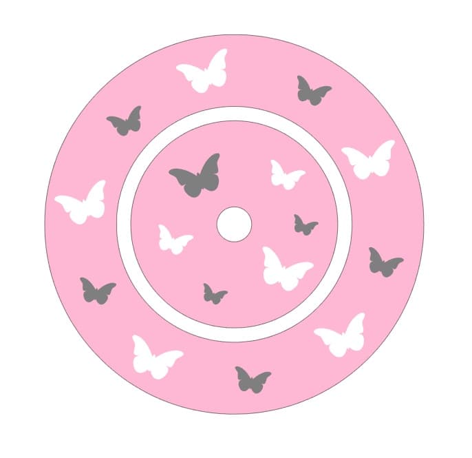 Schutzfolie Toniebox Ladestation Schmetterling 9