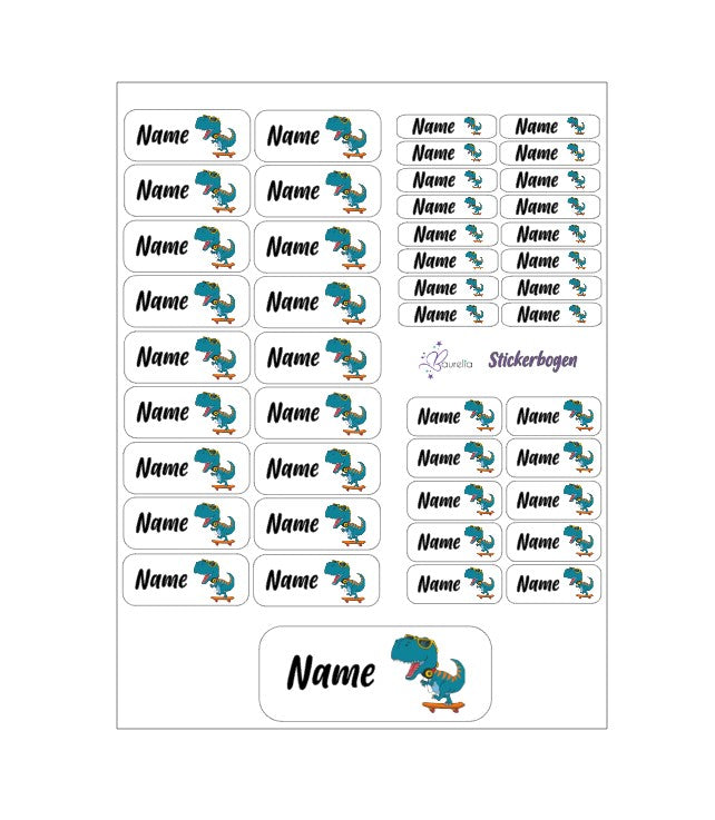 Stickerset Baurelia Dino 6