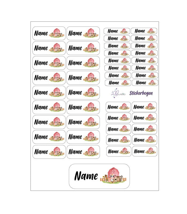 Stickerset Baurelia Bauernhof 2