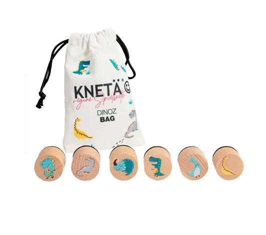 KNETÄ Holzstempel Set Dinoz