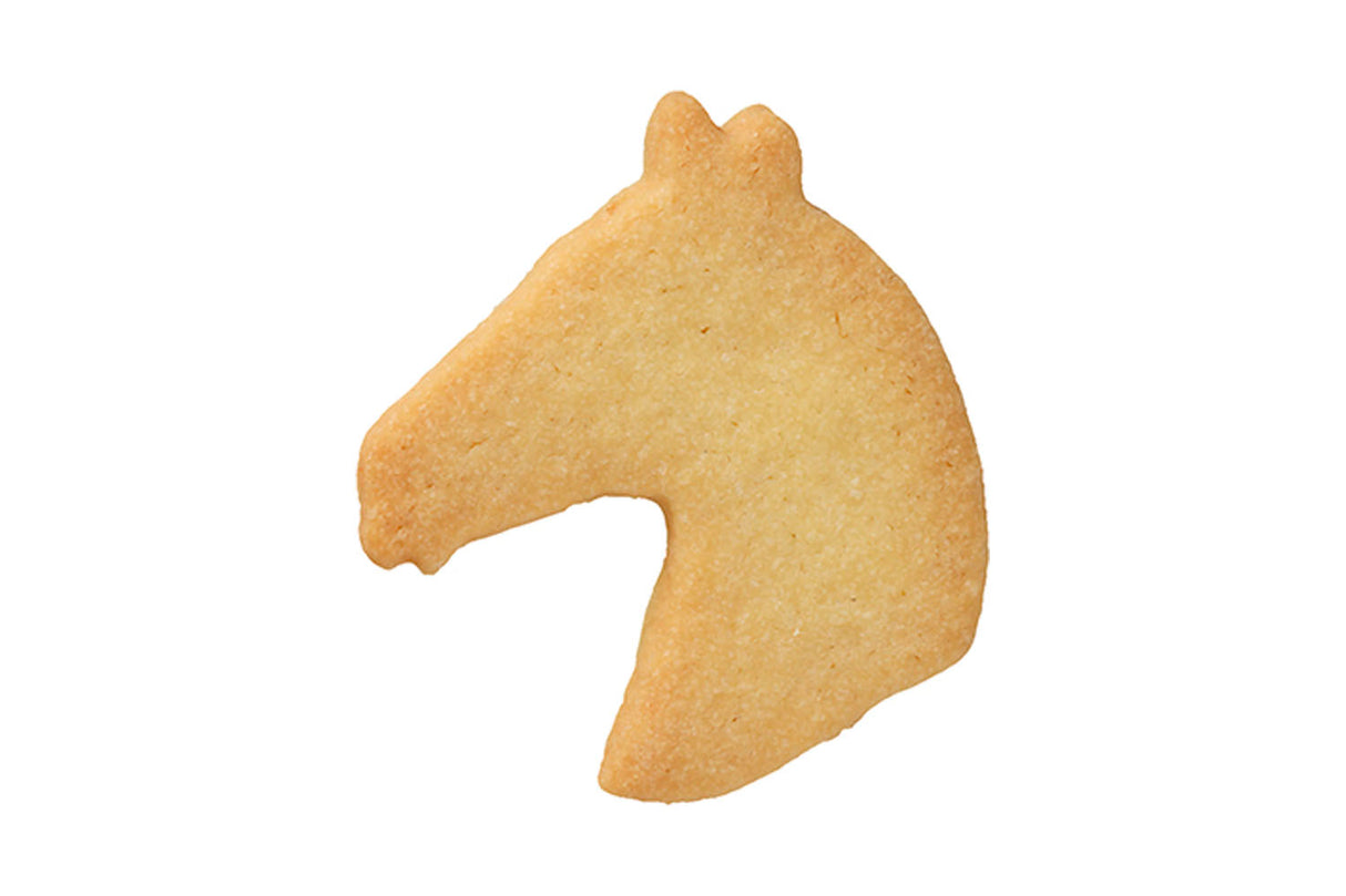 Edelstahl Ausstechform Pferdekopf