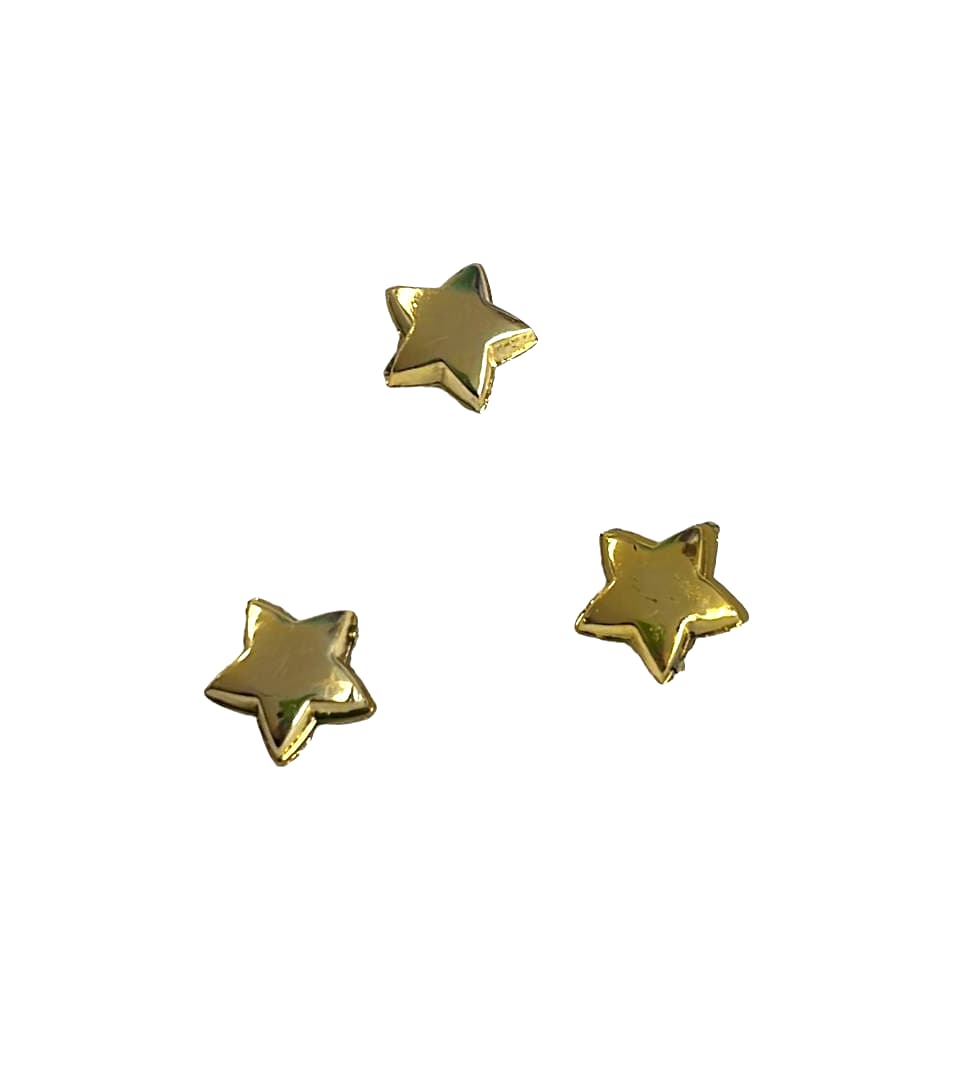 Wichtelzubehör Deko Sternen 3D Gold