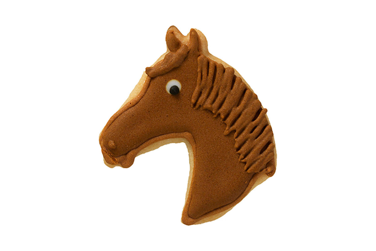 Edelstahl Ausstechform Pferdekopf