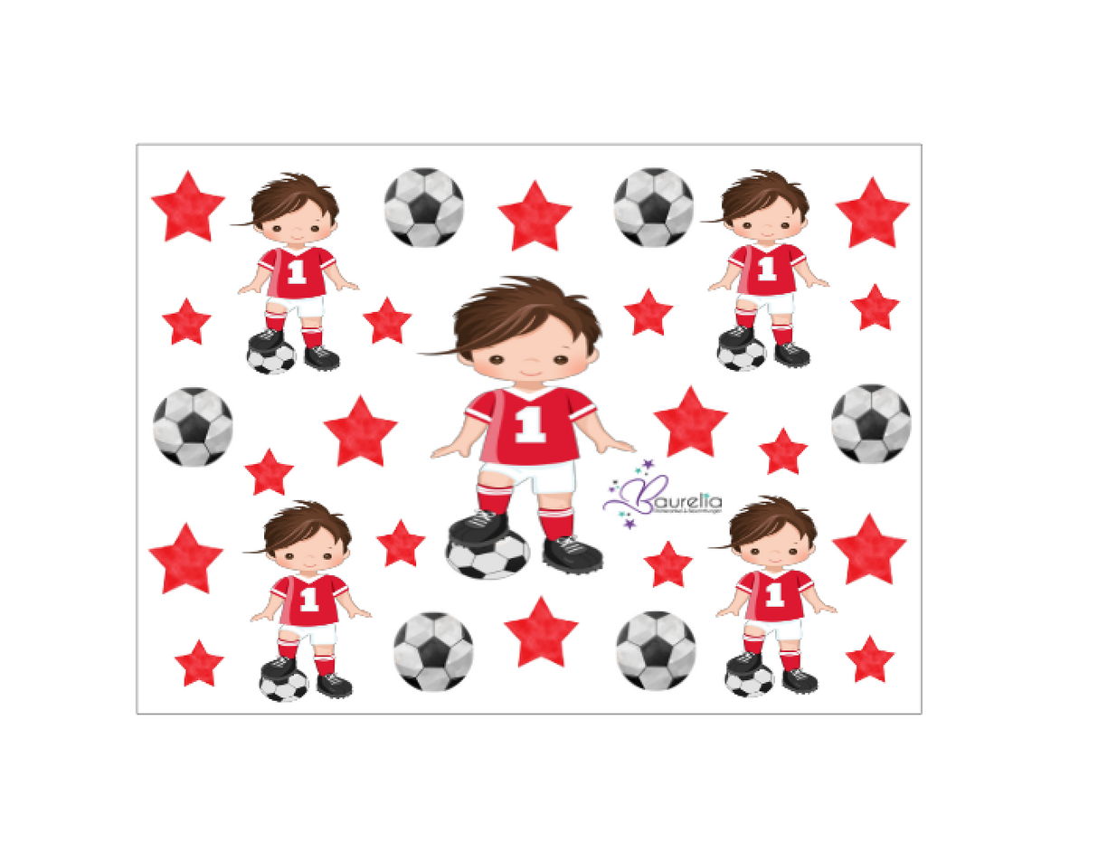 Stickerbogen Fussball 2