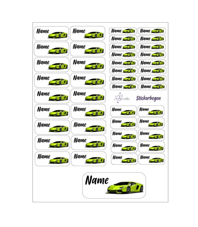 Stickerset Baurelia Auto 4