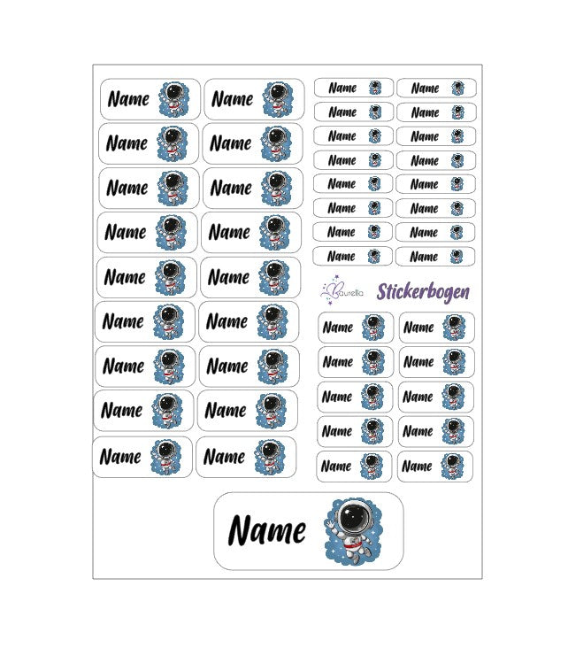 Stickerset Baurelia Astronaut 2