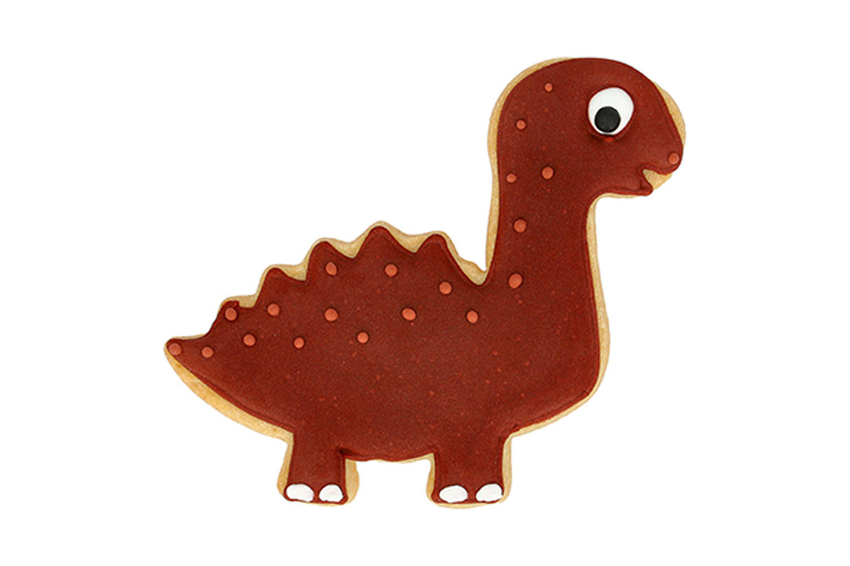 Edelstahl Ausstechform Diplodocus mit Prägung