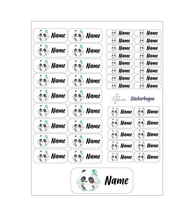 Stickerset Baurelia Panda 4