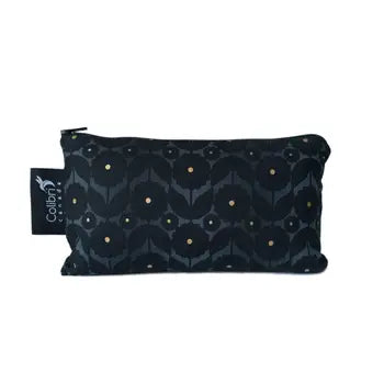 Etui und Lunchbag Colibri Schwarz Muster