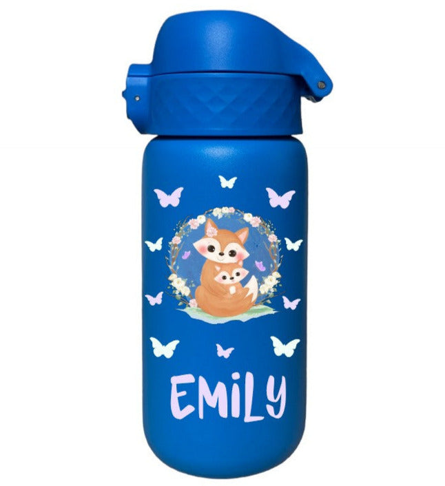 Kinder Thermosflasche Ion8 350ml Blau