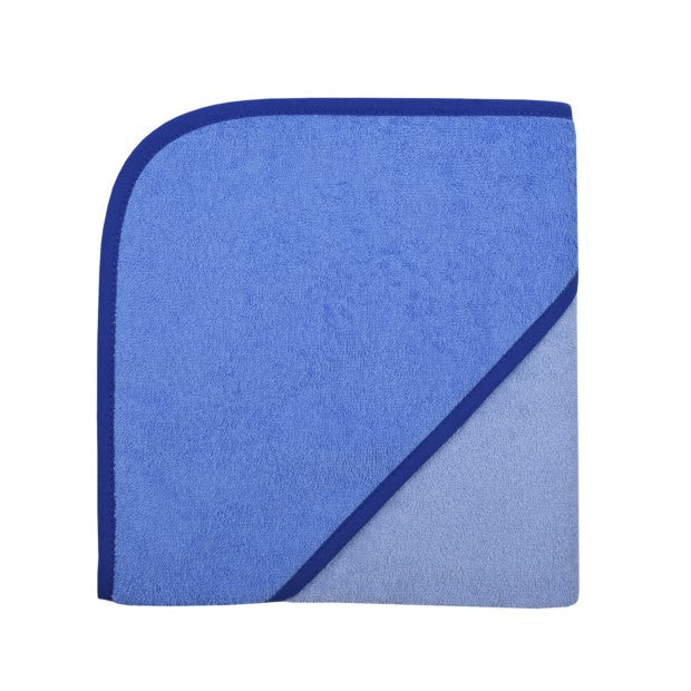Kapuzen Badetuch Blau