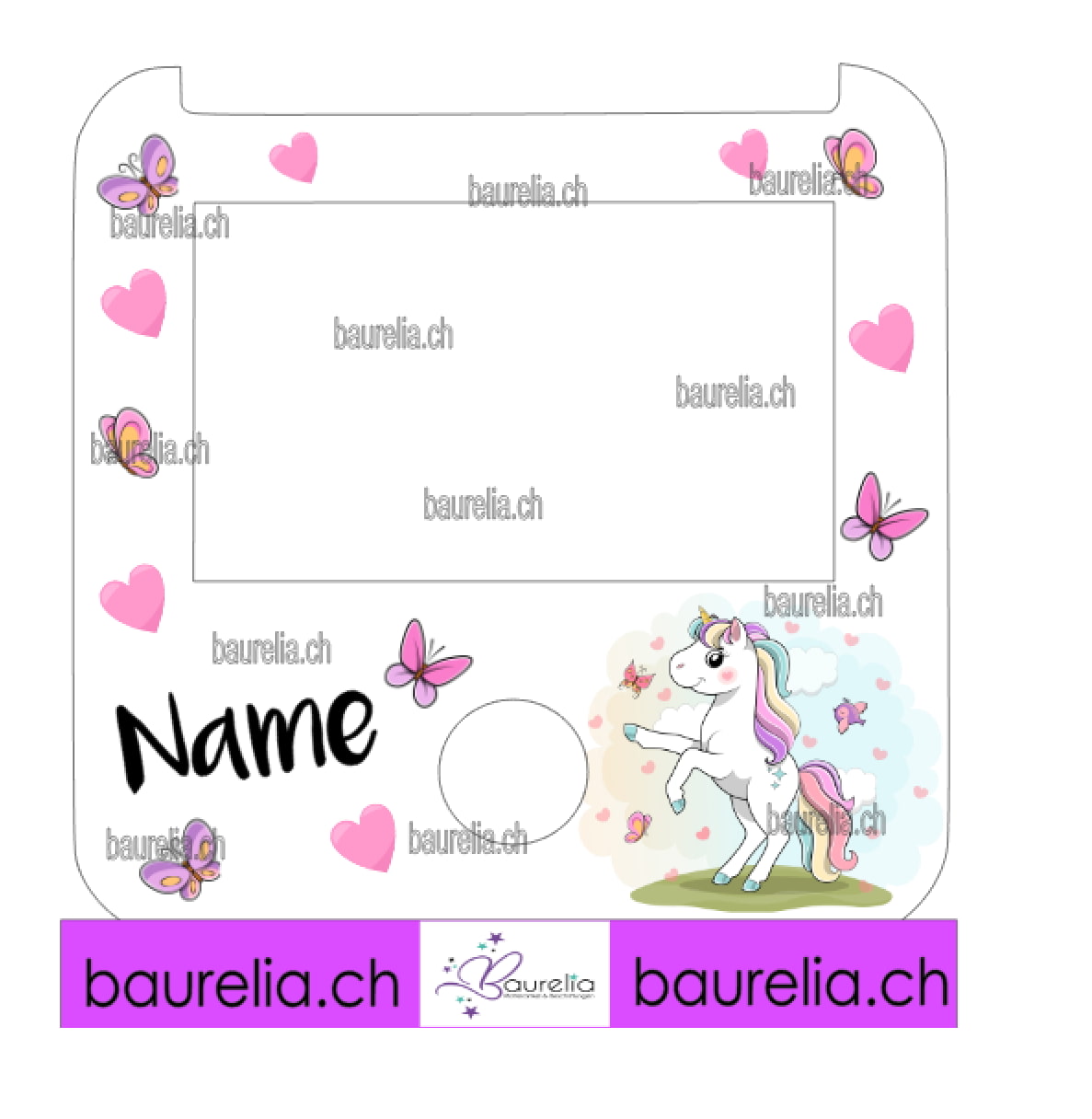 Schutzfolie Tigerbox Einhorn 1