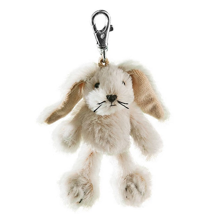 Schlüsselanhänger Plüsch Hase Beige