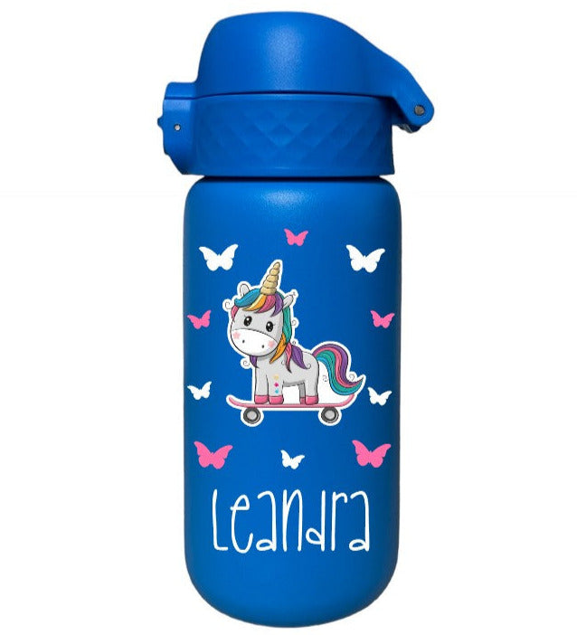 Kinder Thermosflasche Ion8 350ml Blau