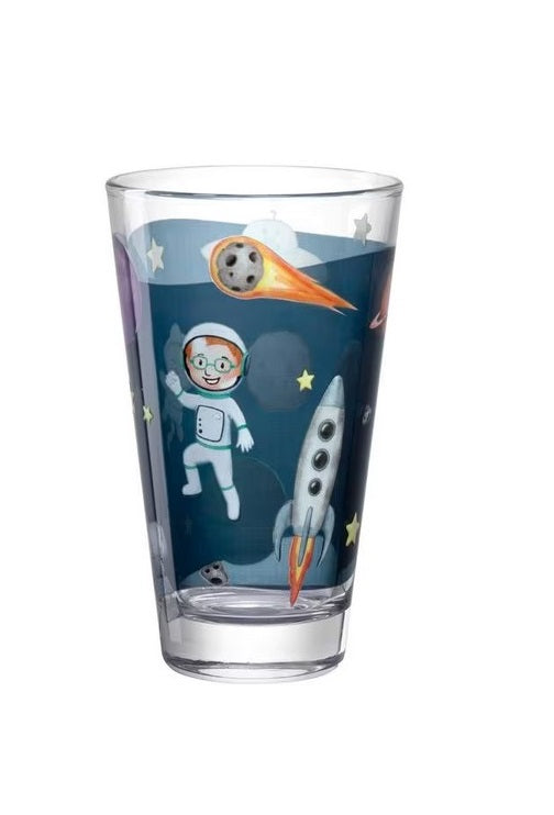 Trinkglas Kinder Gross Leonardo Weltraum